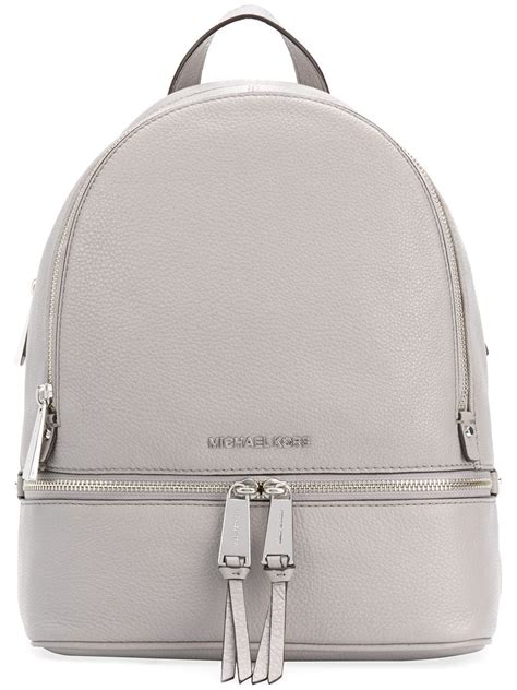 gray michael kors bag|michael kors backpack gray.